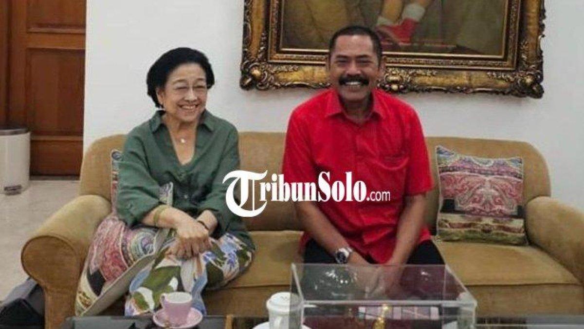 FX Rudy bertemu dengan Megawati di Jakarta.