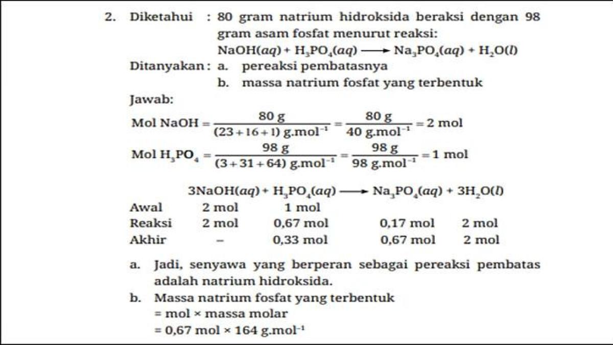 JAWABAN NOMOR 2 KIMIA - Jawaban nomor 2 Kimia Kelas 11 Halaman 79 Kurikulum Merdeka. Buku Kimia untuk SMA/MA Kelas XI Edisi 1 ditulis Munasprianto Ramli, Nanda Saridewi, Tiktik Mustika Budhi dan Aang Suhenda. (KemendikbudRistek 2022). (TANGKAP LAYAR BUKU KEMENDIKDASMEN)