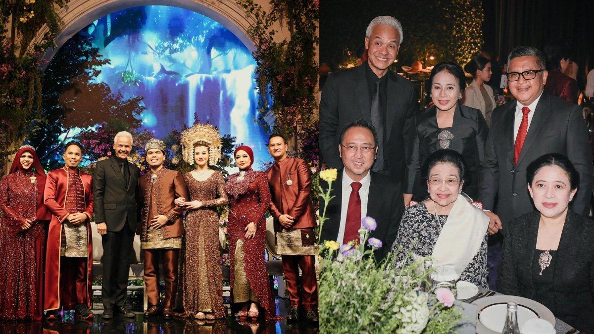 Banjir Pejabat, Momen Megawati, Puan Maharani & Ganjar Pranowo Hadiri Pernikahan Thariq-Aaliyah