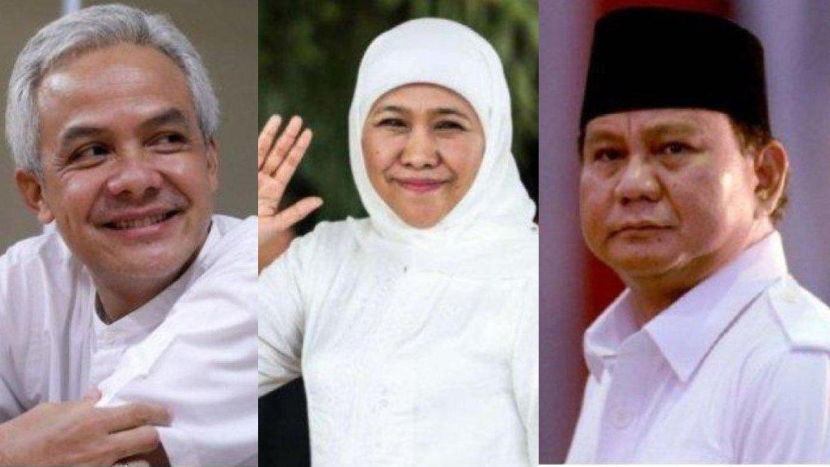 Khofifah Merapat ke Prabowo, Ganjar Tanggapi Santai, Tetap Optimis Menang di Jatim Dibantu Sosok Ini