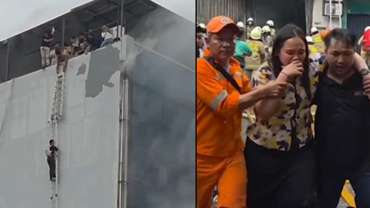 KEBAKARAN TERRA DRONE - Gedung kantor Terra Drone Indonesia di kawasan Cempaka Baru, Kemayoran, Jakarta Pusat, kebakaran pada Selasa siang, 9 Desember 2025, 22 korban meninggal.