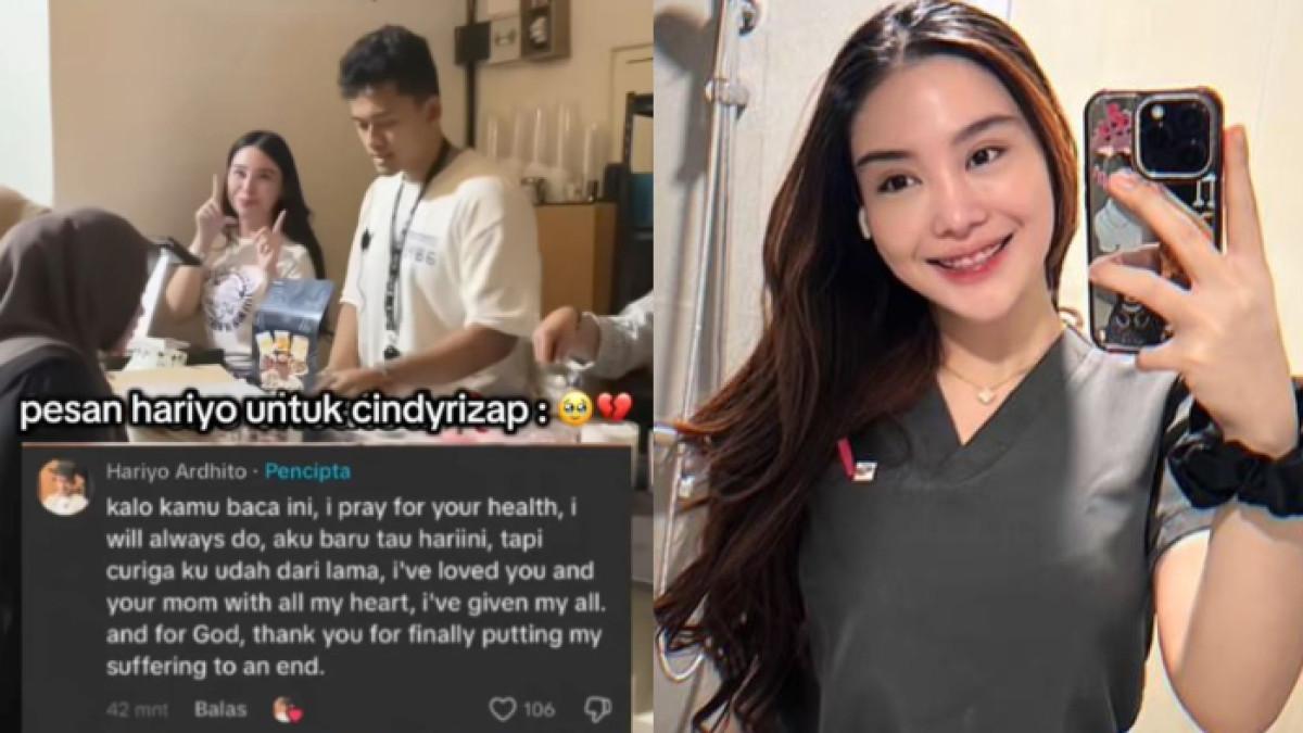 ISU PERSELINGKUHAN - Hariyo Ardhito tulis pesan untuk Cindy Rizap. Keduanya telah berpacaran selama 7 tahun.
