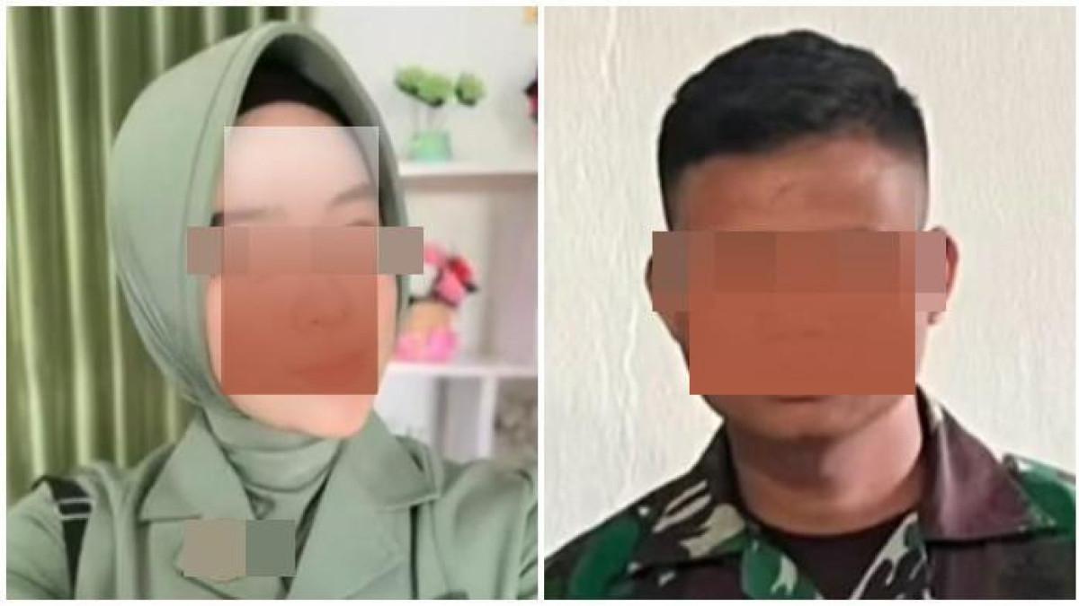 ISTRI TNI SELINGKUH - Hilda Pricillya, istri dari Serka Muh Farid Batjo (MFB) selingkuh dengan Pratu Risal H (RH) prajurit muda yang diketahui merupakan junior dari sang suami.