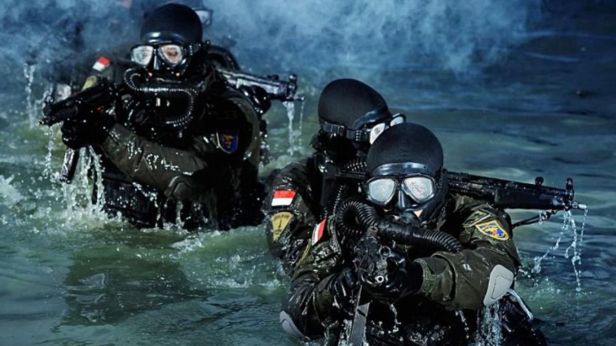 Ilustrasi prajurit TNI AL, Pasukan Komando Pasukan Katak (Kopaska) TNI AL