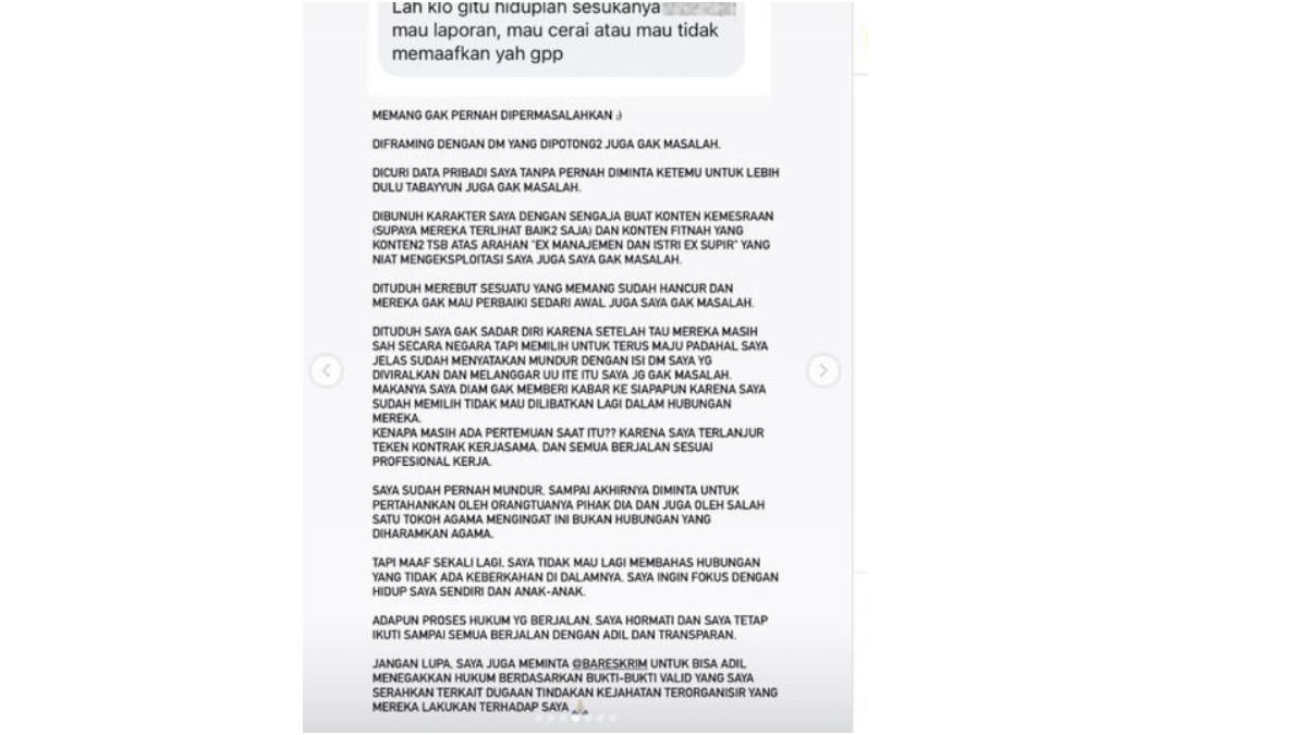 KONTROVERSI INARA RUSLI - Jawaban menohok Inara Rusli usai kena hujat netizen, ungkap alasannya bertahan jadi istri kedua Insanul Fahmi.