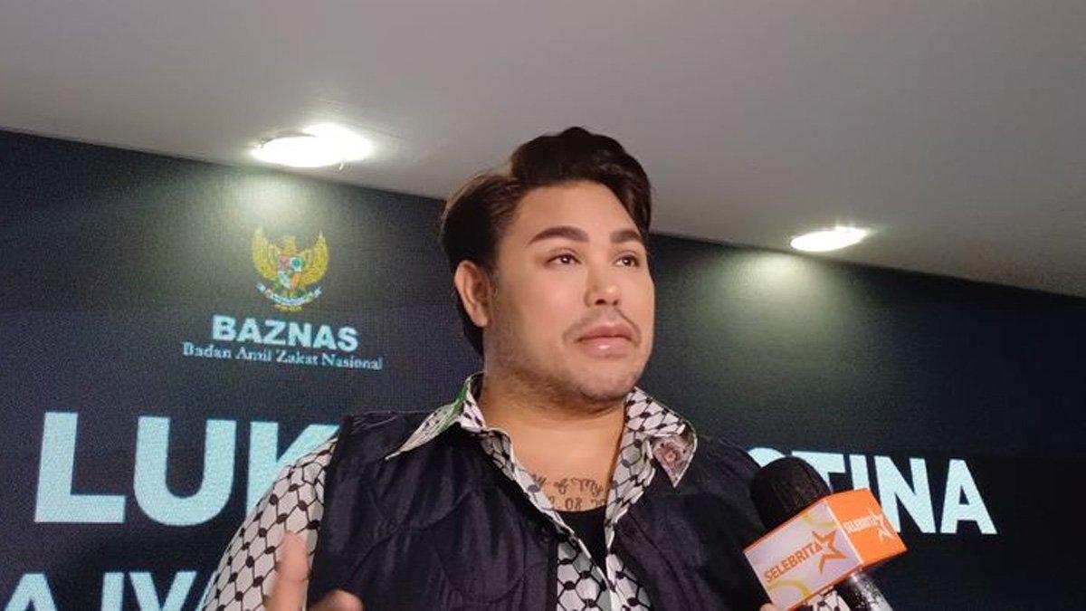 Ivan Gunawan di kantor BAZNAS di daerah Matraman, Jakarta Timur, Senin (3/6/2024).