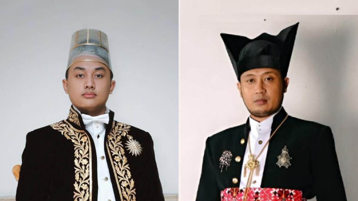 PENERUS PAKUBUWONO XIII - Dua putra Pakubuwono XIII, Kangjeng Gusti Pangeran Adipati Arya (KGPAA) Hamengkunegoro alias Gusti Purboyo (putra dari istri ketiganya yang juga menjadi permaisuri, Gusti Kanjeng Ratu (GKR) Pakubuwono), dan Kanjeng Gusti Pangeran Haryo (KGPH) Hangabehi (putra dari istri keduanya, KRAy Winari Sri Haryani).