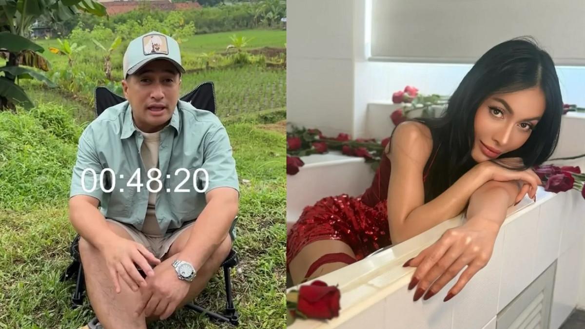 DENADA DAN RESSA RIZKY - Kolase potret Irfan Hakim dan Denada. Irfan Hakim dihujat karena dianggap bela Denada dibanding Ressa