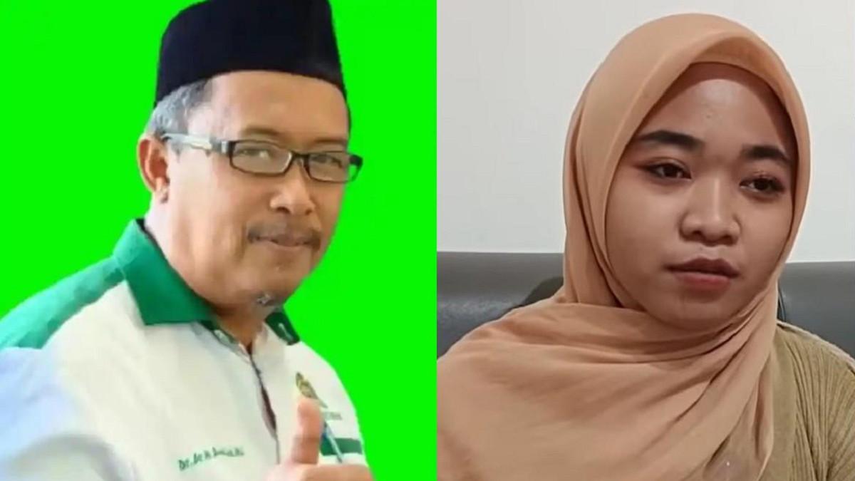 KASUS DOSEN UIM - Kolase potret Ningsih dan Amal Said, insiden meludah yang melibatkan keduanya viral di media sosial
