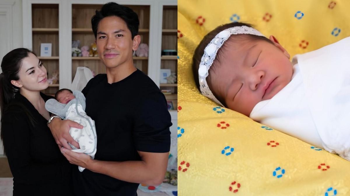 ANAK PANGERAN MATEEN - Kolase potret Pangeran Abdul Mateen dan Anisha Rosnah sambut anak pertama