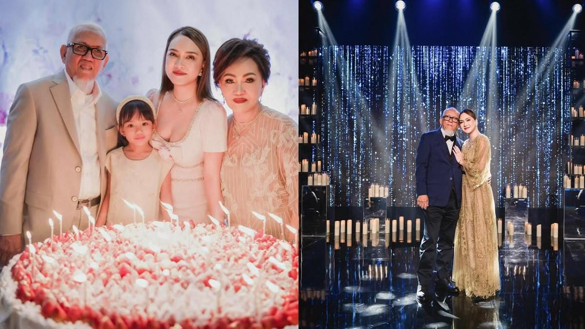 SHANDY AULIA - Kolase potret Shandy Aulia dan Kemal Yusuf Effendy. Ayah Shandy Aulia adalah seorang muslim yang taat