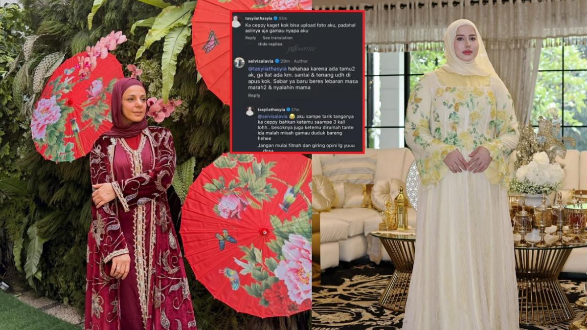 POLEMIK KELUARGA SELEBGRAM - Tasyi Athasyia dan Tasya Farasya kembali menjadi sorotan setelah unggahan foto keluarga saat Lebaran memicu perdebatan di media sosial.