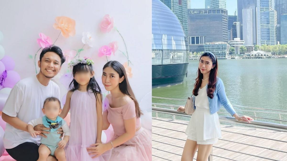 WNI KECELAKAAN DI SINGAPURA - Kolase potret ortu dari anak 6 tahun yang meninggal dunia kecelakaan di Singapura