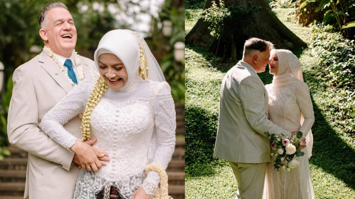 TINA TALISA MENIKAH - Kolase potret pernikahan Tina Talisa diambil dari akun Instagram @tina_talisa