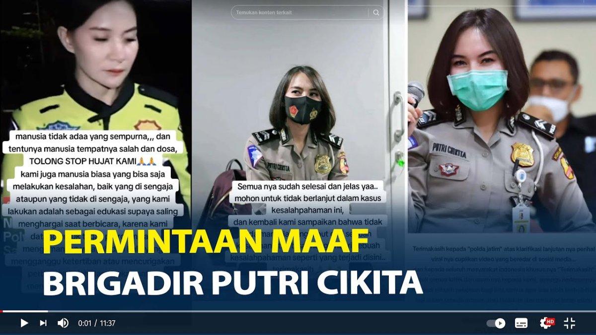 Sosok Polwan Putri Cikita Dihujat Warganet Usai Marahi Warga Lagi Makan, Berujung Maaf di Instagram