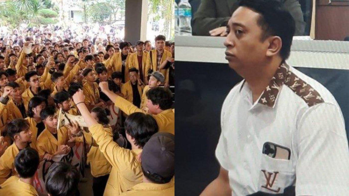 Mahasiswa Unsoed Demo UKT 2024, Penampilan Wakil Rektor Jadi Sorotan, Pakai Jam Tangan Rp 254 Juta