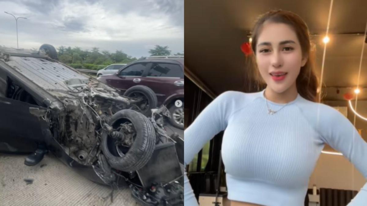 KECELAKAAN - Model sekaligus pesinetron Diva Siregar alami kecelakaan tragis. Kecelakaan tersebut terjadi di Tol Jagorawi.