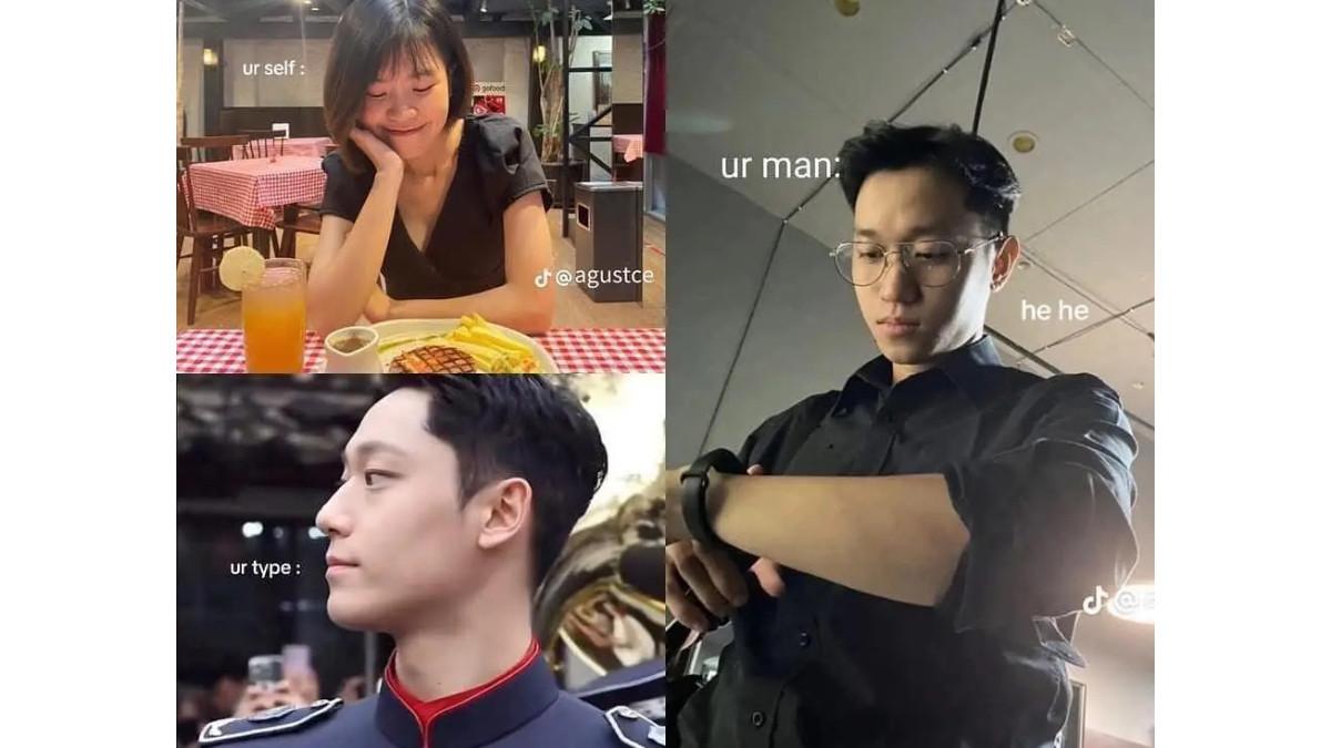 PACAR MIRIP ARTIS - Potret wanita pamer pacar mirip dengan Lee Do-hyun. Foto diolah pada 1 Agustus 2025.