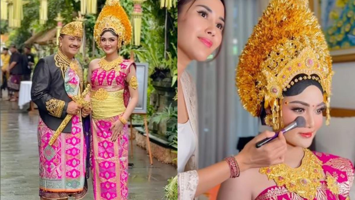 PERNIKAHAN GDE SUMARJAYA LINGGIH - Kabar bahagia pernikahan politisi senior Partai Golkar, Gde Sumarjaya Linggih dengan Peggita Chelsea, sekretaris pribadi (sekpri) sendiri.