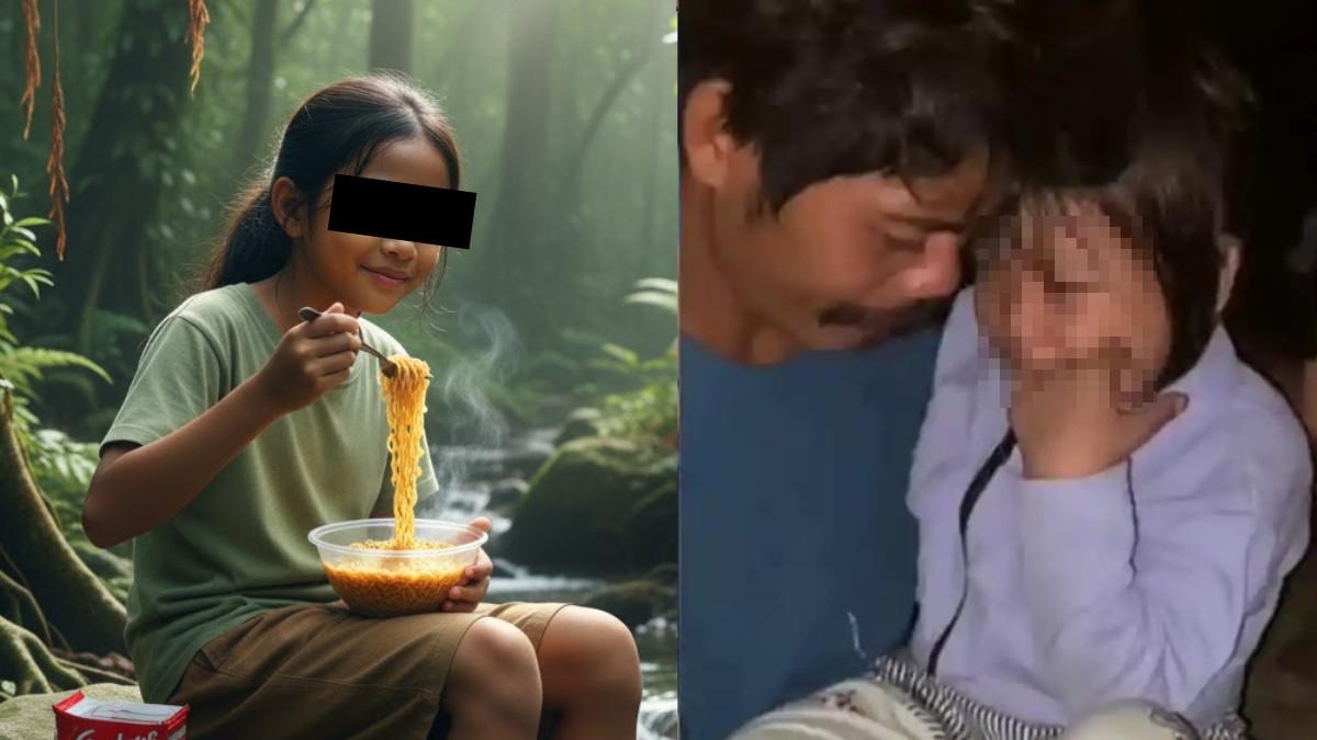 DRAMA PENCULIKAN BILQIS - Penderitaan Bilqis selama diculik, mengaku hanya diberi cemilan dan mi instan untuk ganjal perut, ayah korban menangis dengar cerita anaknya.