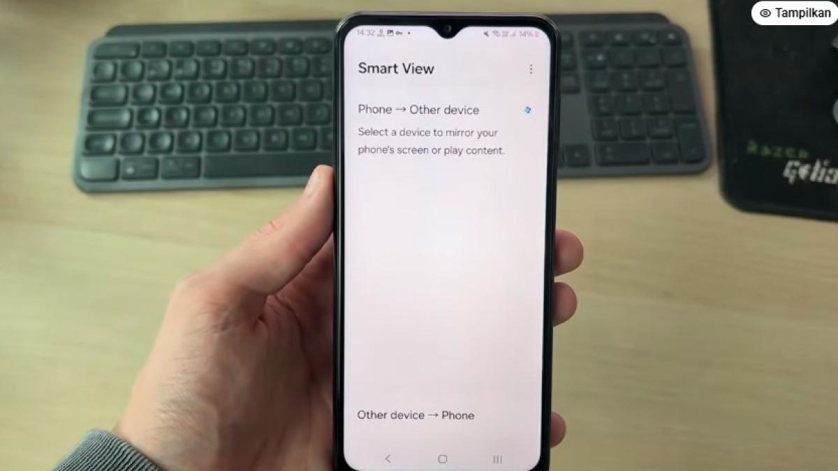 Layar Hp Android Cara Menghubungkan HP Android ke TV, Bisa Pakai Smart View