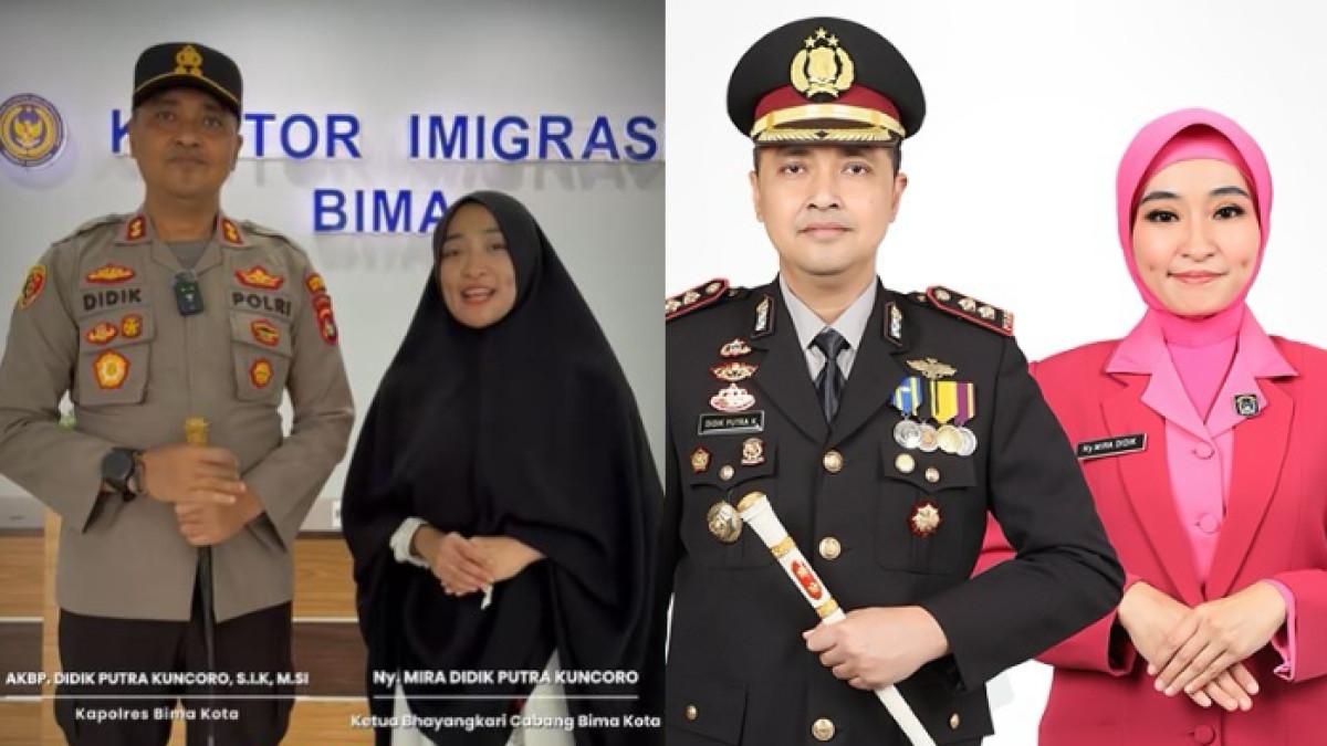 KASUS NARKOBA - AKBP Didik Putra Kuncoro mantan Kapolres Bima Kota terjerat kasus narkoba. Miranti Afriana istri AKBP Didik Putra Kuncoro ternyata juga positif mengonsumsi narkoba.