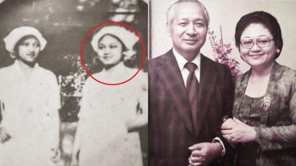 Biasa Berkebaya, Momen Langka Ibu Tien Soeharto Pakai Baju Modern, Wajah Disebut Mirip Anak Ashanty