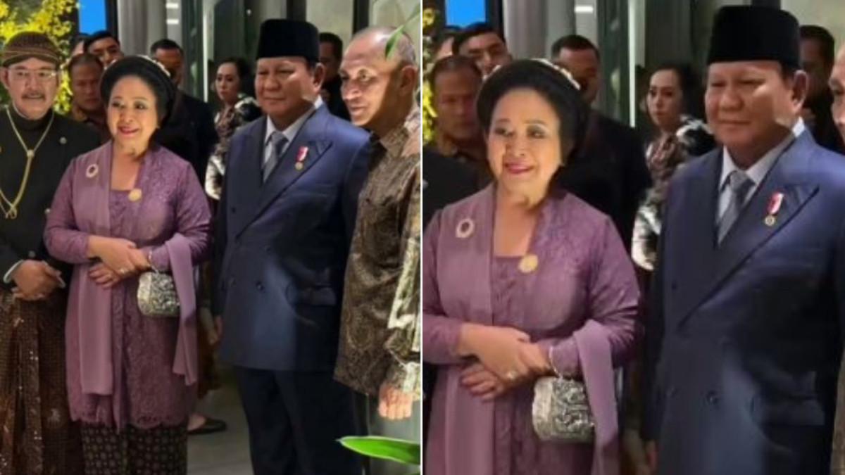 PERNIKAHAN DARMA MANGKUHULUR - Di balik sakralnya janji suci Darma dan Patricia, perhatian publik justru tertuju pada kebersamaan Titiek Soeharto dan Prabowo Subianto.