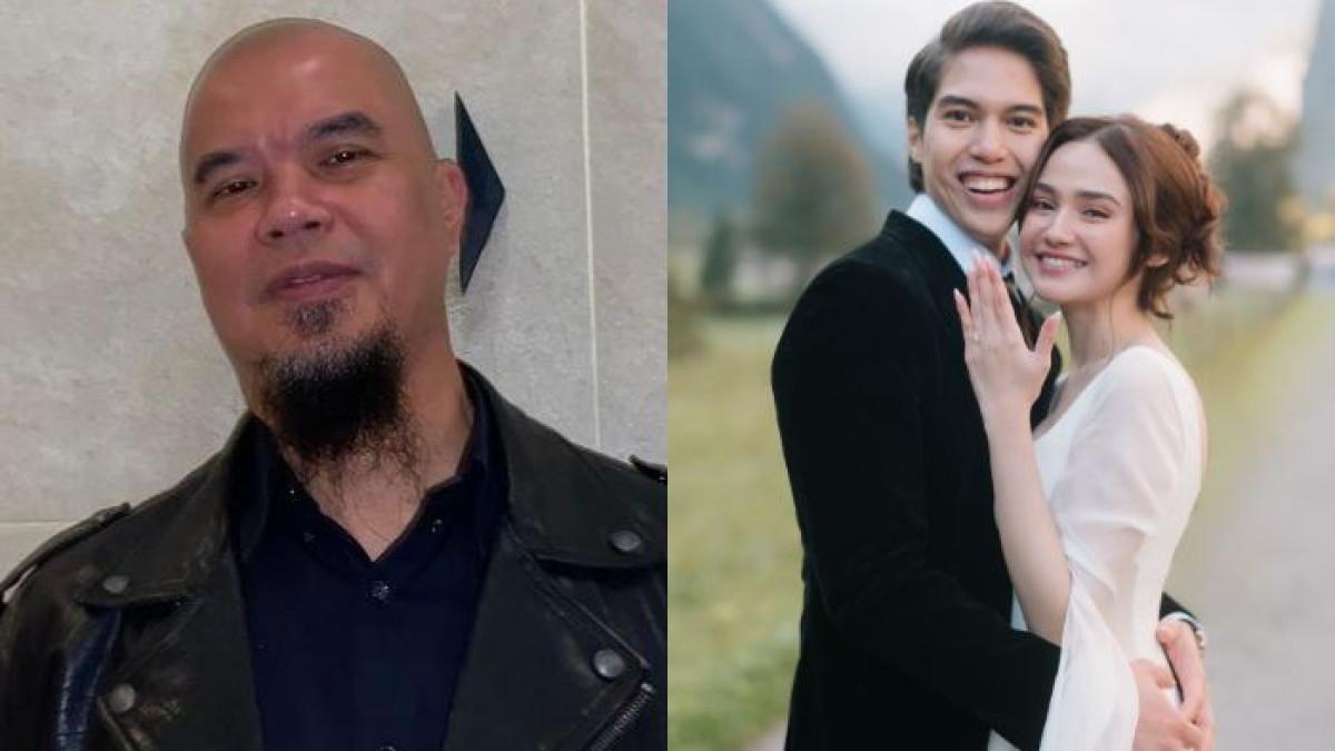 REAKSI DEWI PERSSIK - Pedangdut Dewi Murya Agung atau Dewi Perssik mengungkapkan kekecewaannya karena tidak diundang ke resepsi pernikahan El Rumi dan Syifa Hadju saat menjadi host acara televisi bersama Melaney Ricardo, Minggu (26/4/2026).