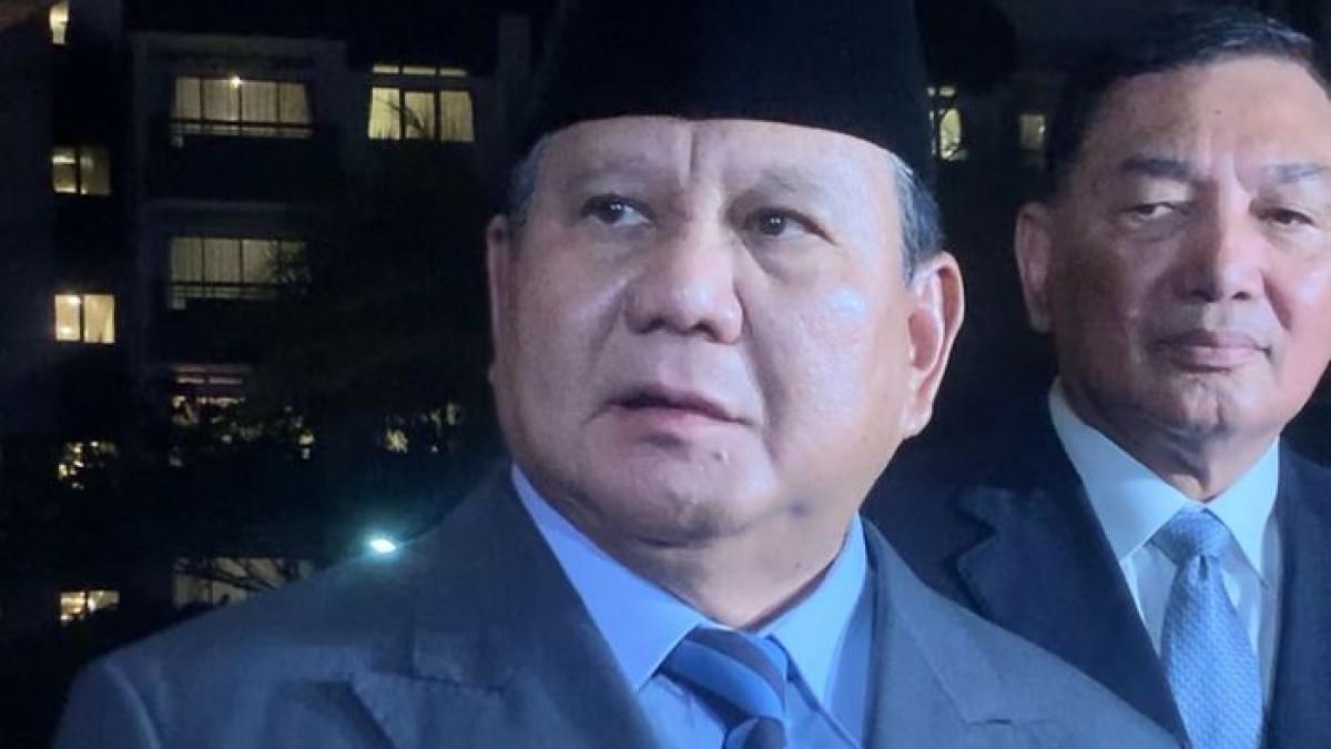 PERNIKAHAN EL SYIFA - Kehadiran Presiden Prabowo Subianto di pernikahan El Rumi dan Syifa Hadju disambut penuh kebahagiaan oleh Ahmad Dhani.