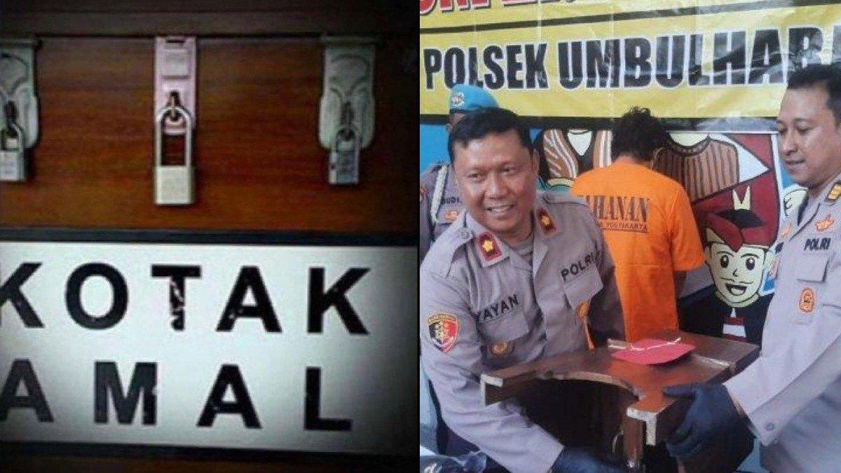 Demi Beli Pakan Ayam, Pria Pengangguran Curi Kotak Amal Masjid, Dicurigai Warga Gegara Hal Ini