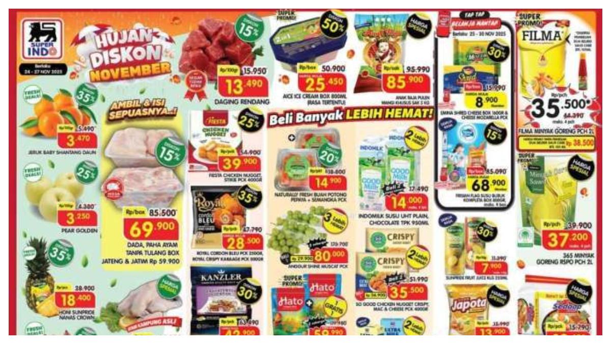 Promo Superindo Weekday 24-27 November 2025