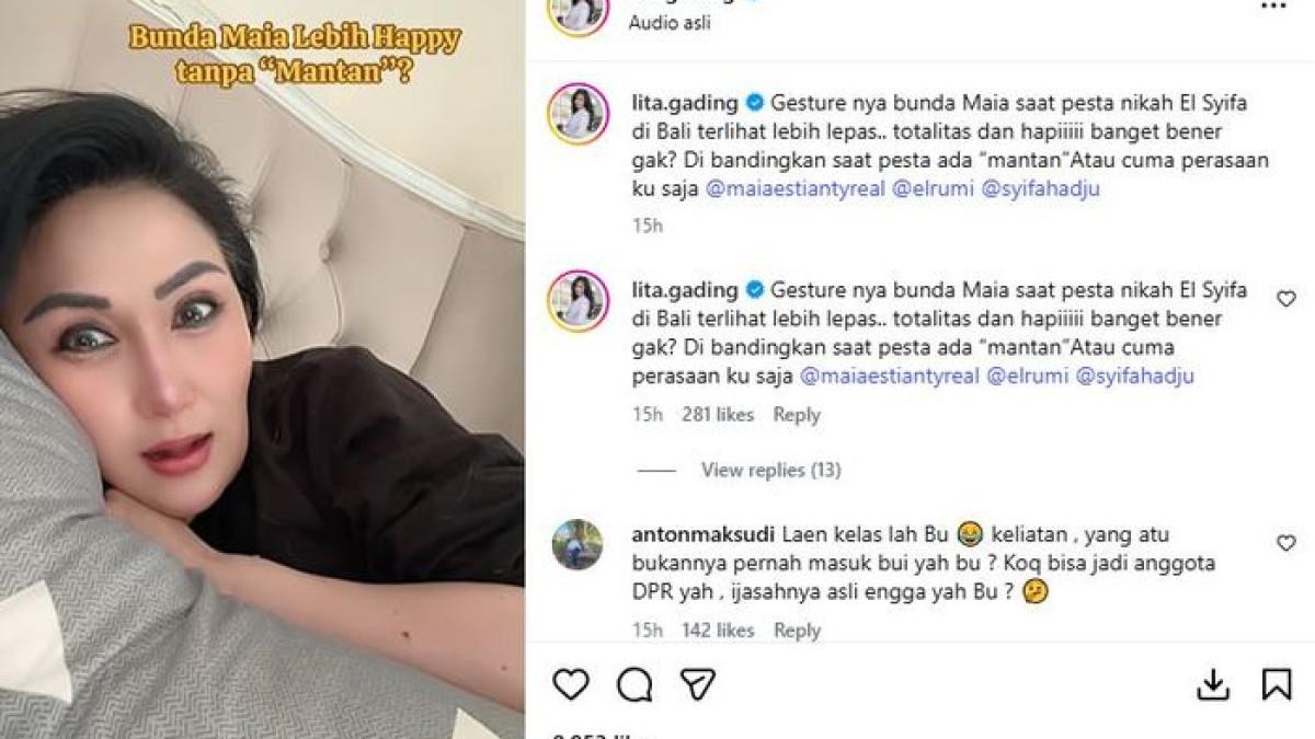 Psikolog Lita Gading ikut menyoroti sikap santai Maia Estianty di tengah polemik dengan Ahmad Dhani.