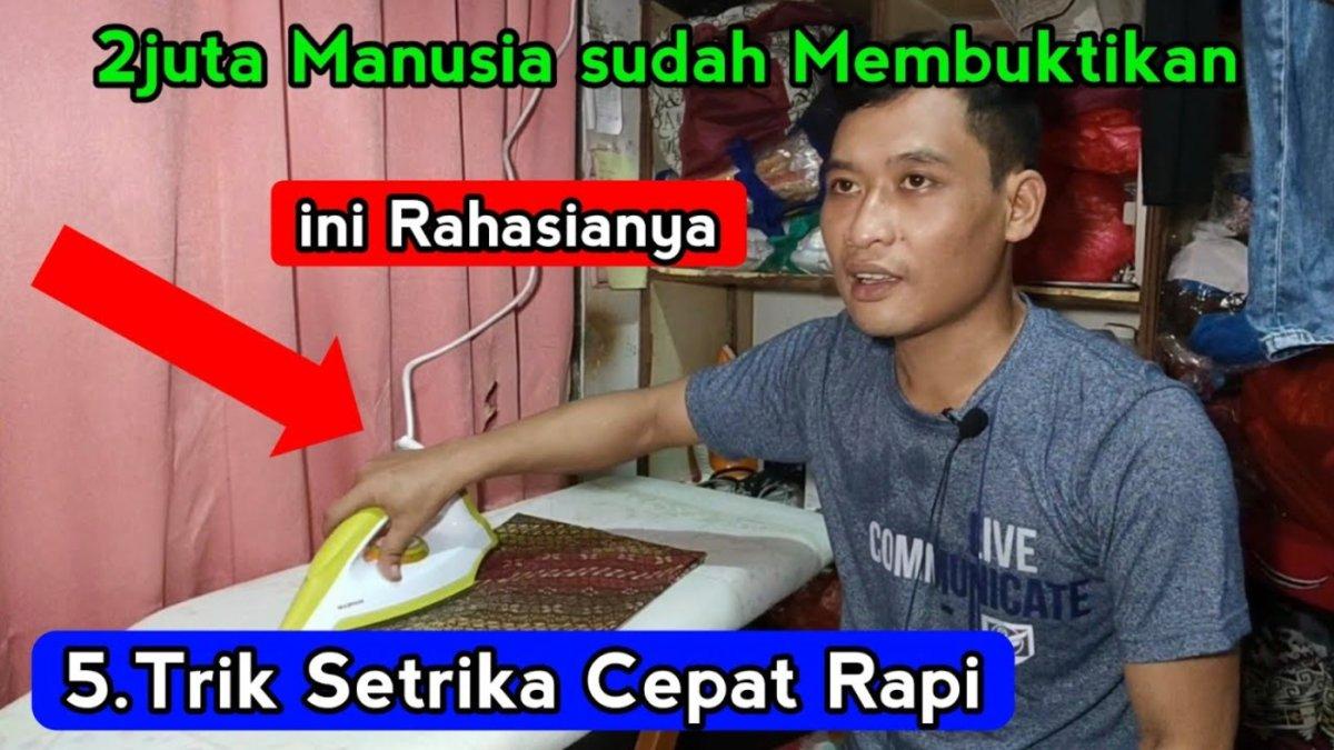 Rahasia Setrika Hemat Listrik dan Cepat Rapi, Kuncinya Ada di Pengatur Suhu Sesuai Bahan Seperti Ini
