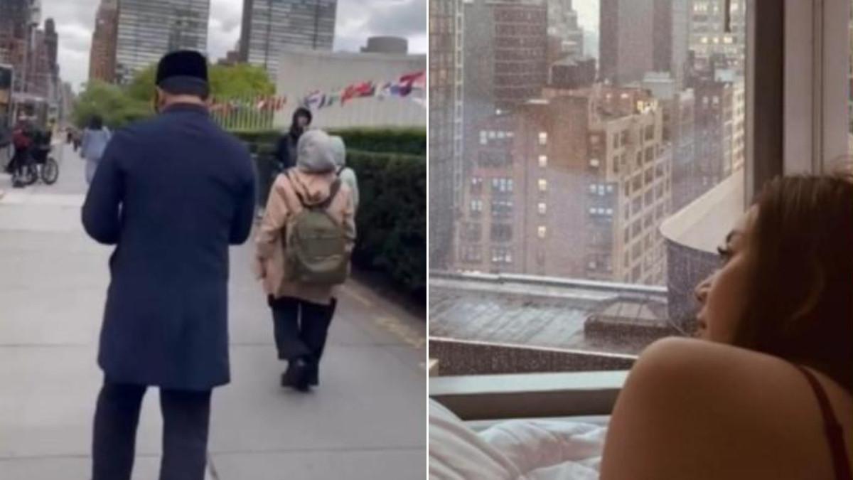 DRAMA ORANG KETIGA - Unggahan Ridwan Kamil dan Aura Kasih di New York pada tahun 2023 kembali viral, dianggap sebagai potongan puzzle yang menguatkan dugaan pertemuan diam-diam.