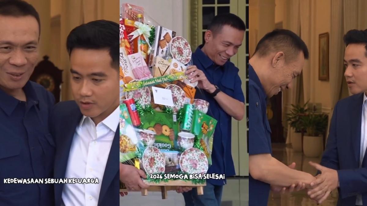 PERTEMUAN DI ISTANA WAPRES - Rismon Sianipar bertemu Gibran Rakabuming di Istana Wakil Presiden usai menyampaikan permintaan maaf terkait polemik tudingan ijazah Jokowi.
