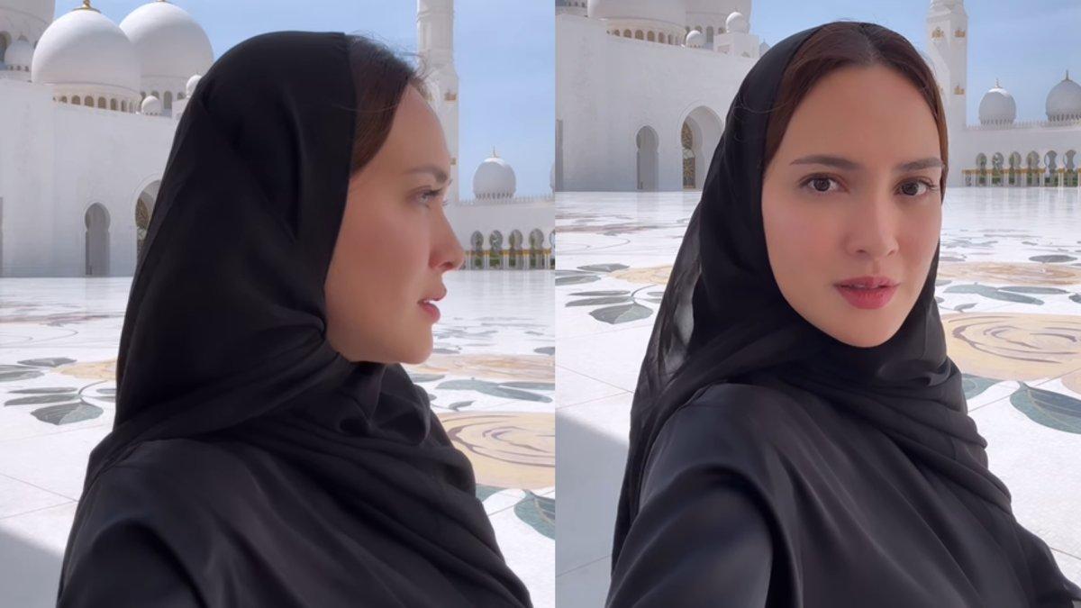 Mualaf? Penampilan Shandy Aulia Pakai Hijab di Abu Dhabi Curi Perhatian, Tulis Caption 'Masya Allah'