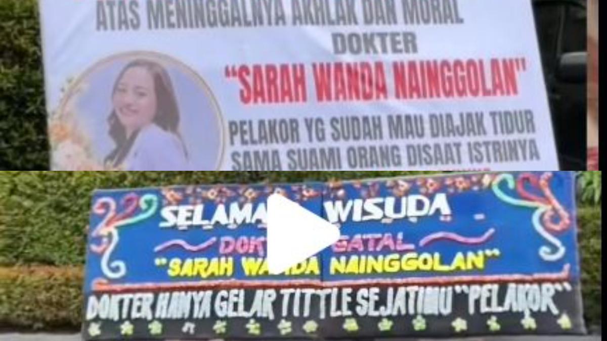 VIRAL PELAKOR - Siapa sebenarnya sosok Sarah Wanda Nainggolan yang dalam potongan video beredar dia dilabrak dan dikirimi karangan bunga dituduh jadi pelakor.