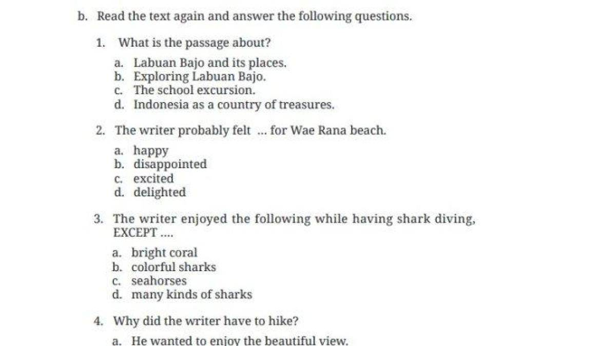Soal buku Bahasa Inggris Kelas 9 Halaman 114 115 Kurikulum Merdeka - Kunci jawaban Bahasa Inggris Kelas 9 Halaman 114 115 Kurikulum Merdeka, Worksheet 2.19, Chapter 2 Taking Trips, Bahasa Inggris