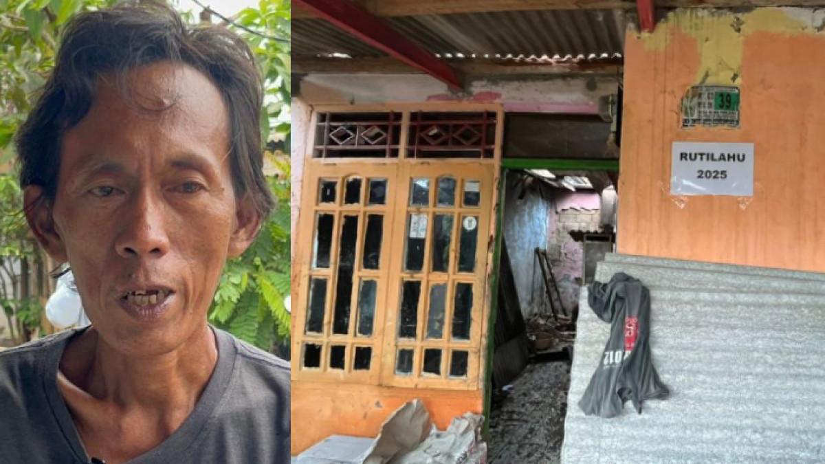 SUDERAJAT ES GABUS  - Suderajat penjual es gabus ternyata tinggal di rumah tak layak huni, Pemkab Bogor beri bantuan dengan memperbaiki rumahnya.