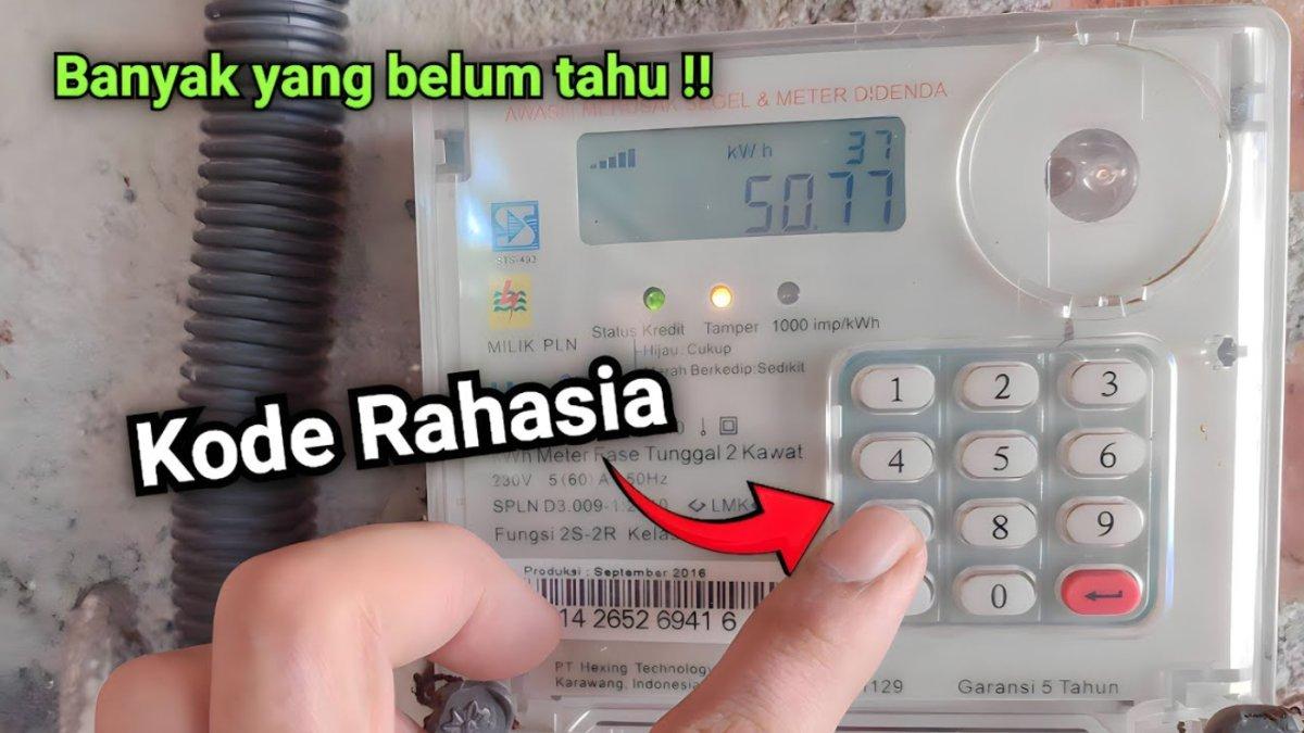 Video Trik Hemat Tagihan Listrik, Coba Tekan Dua Angka Ini di Meteran Rumah, Token Auto Irit