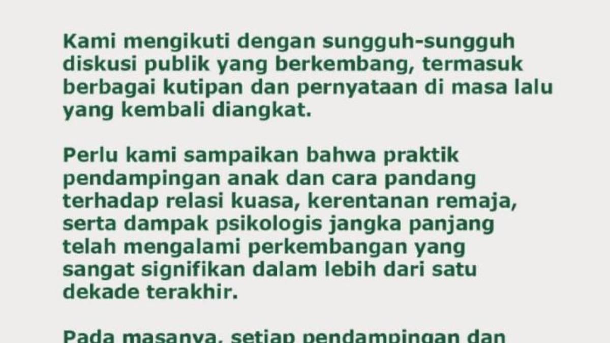 BUKU AURELIE MOEREMANS - Tangkap layar Instagram psikolog dan pemerhati anak Kak Seto ikut buka suara mengenai tudingan tidak berperan aktif dalam membantu kasus yang dialami oleh Aurelie Moeremans terkait dugaan eksploitasi psikologis.