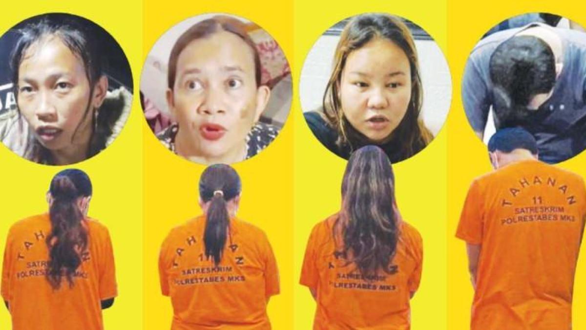 Tim Jatanras Makassar menjemput Bilqis Ramdhani (4) usai diselamatkan dari jaringan perdagangan anak lintas provinsi.