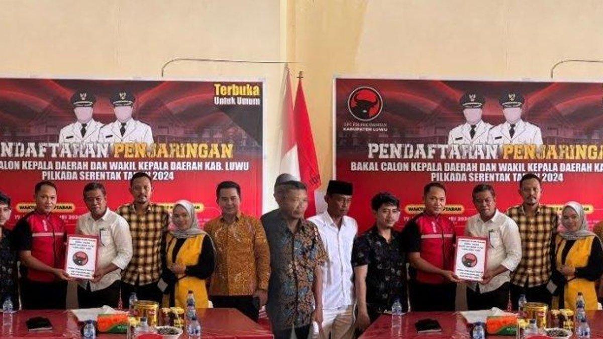 Maju Pilkada 2024, Ketua Partai hingga Eks Wabup di Luwu Ambil Form Cakada di PDIP, 'Hari Ini 3'
