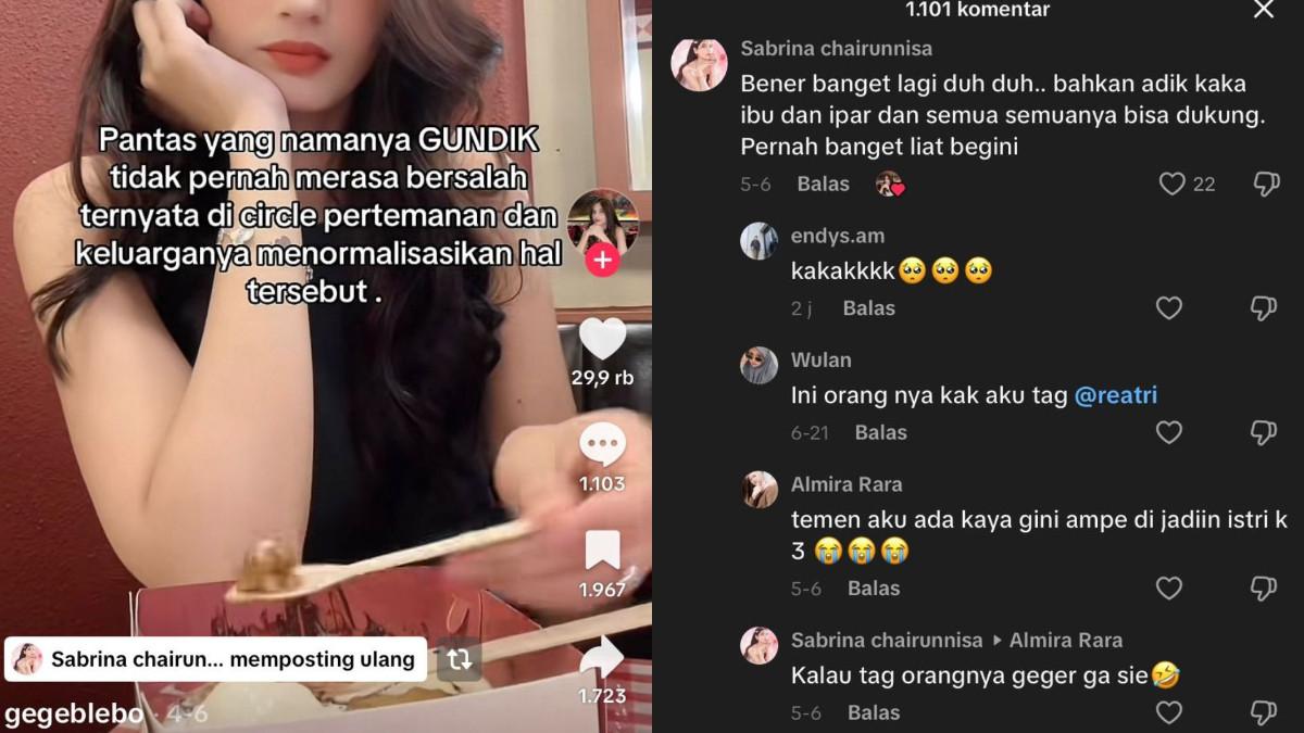 Unggahannya di TikTok dan Instagram Sabrina Chairunnisa, istri Deddy Corbuzier yang bernuansa galau, memicu dugaan keretakan rumah tangga.