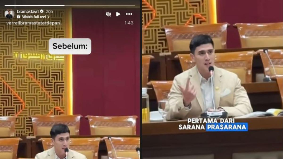 STAND UP PANDJI - Pandji Pragiwaksono viral buntut stand up show Mens Rea yang menyinggung sejumlah nama, termasuk Verrell Bramasta.Verrell Bramasta kemudian pamerkan hasil kinerja sebagai anggota DPR.