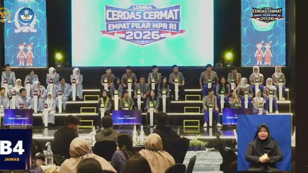 VIRAL LCC KALBAR - Ketua MPR RI Ahmad Muzani mengumumkan final ulang Lomba Cerdas Cermat Kalimantan Barat usai polemik penjurian viral di media sosial, Rabu (13/5/2026).