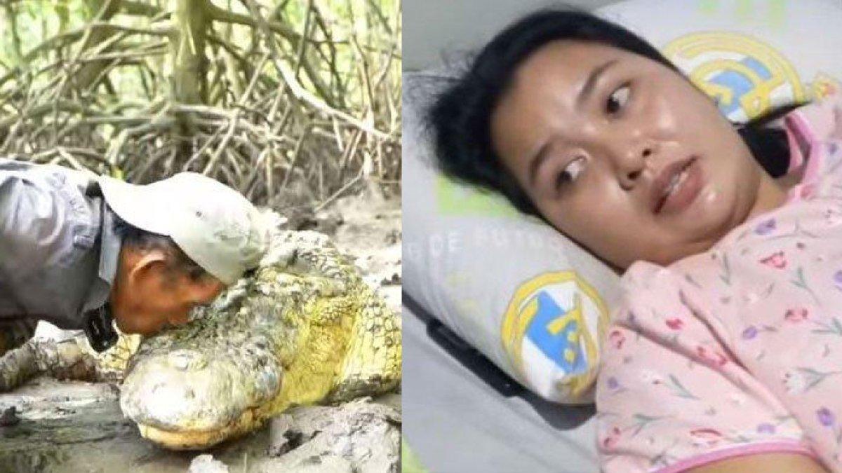 Kesaksian Fitri Warga Diterkam Buaya, Berhasil Lolos, Tuding Riska: Gigi Penuh, Ada Kuning-kuningnya