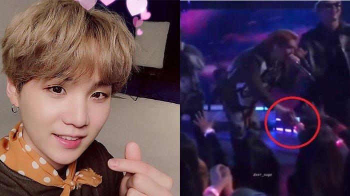 POPULER - ARMY Mujur Pegang Tangan Suga BTS saat di AMA 2021, Sampai Ogah Cuci Tangan
