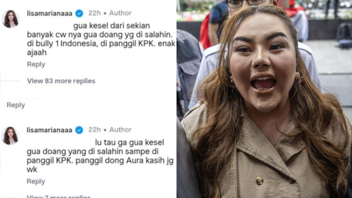 ALIRAN DANA RIDWAN KAMIL - Lisa Mariana tak terima disalahkan, minta Aura Kasih juga diperiksa KPK, diduga terima aliran dana dari Ridwan Kamil.